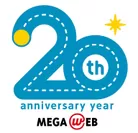 MEGA WEB ２０ｔｈ　ロゴ