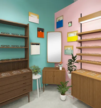 試着コーナーパース