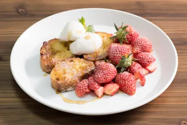 いちごのフレンチトースト