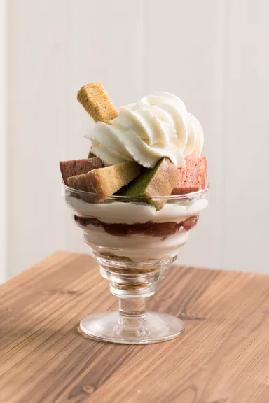 バウムクーヘンパフェ