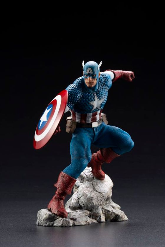 ARTFXからARTFX PREMIERが登場！
開幕を飾る第二弾はMARVEL AVENGERSフレッシュスタートより
「スーパーソルジャー／キャプテン・アメリカ」！