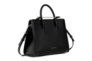 The-Strathberry-Midi-Tote Black Her