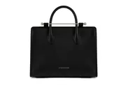 The-Strathberry-Midi-Tote Black Front