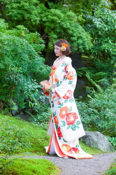 人間国宝　木村 雨山「白椿」