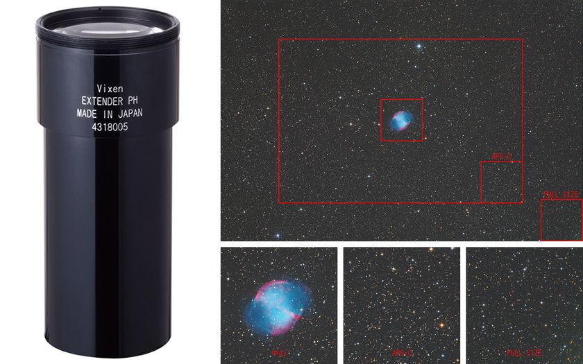 焦点距離を1.4倍に延長できる
R200SS鏡筒に対応した『エクステンダーPHキット』を
2019年2月27日（水）に発売