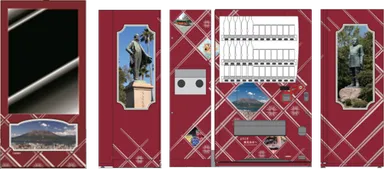 ラッピングデザインのイメージ図