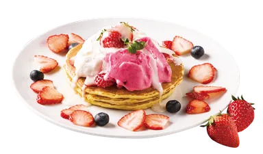 ホノルルコーヒー_ココナッツ＆ベリーパンケーキ