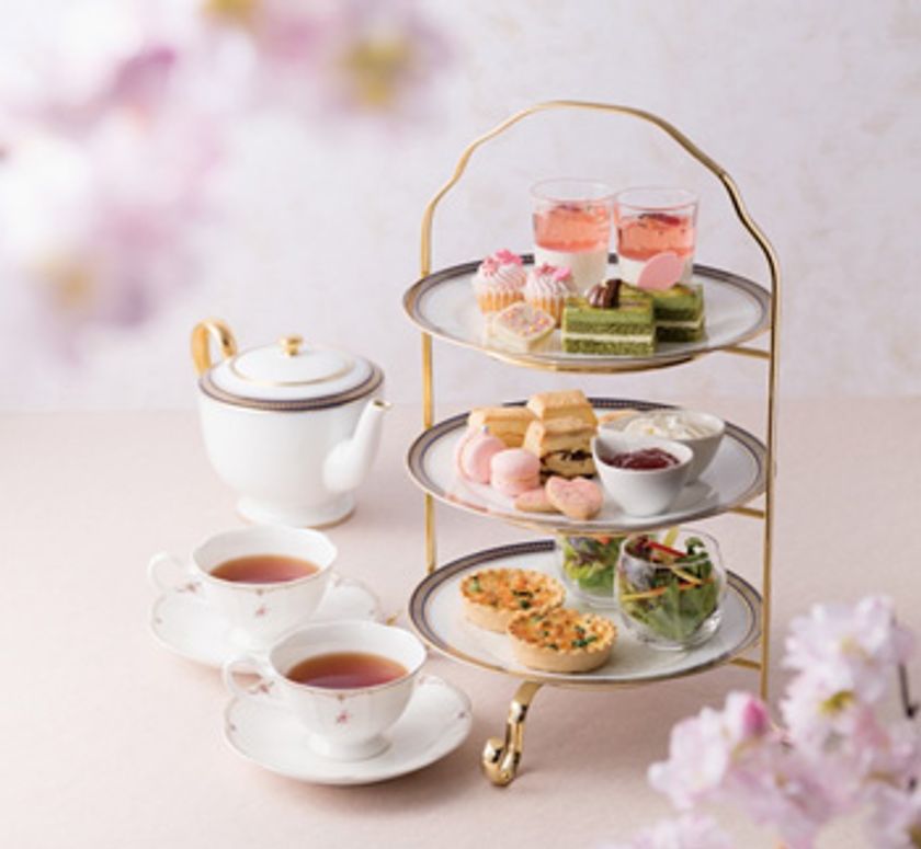 春の訪れを感じる、淡い桜で彩られた上品なスイーツがお目見え
「SAKURAアフタヌーンティーセット」販売
2019年4月1日（月）より　ティーラウンジ「ルネサンス」にて