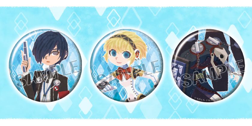 es series×イラストレーターコラボ企画「クリエイターズシリーズ」
第2弾は『ペルソナ』シリーズより
「トレーディングバッジコレクション 『ペルソナ』シリーズ クリエイターズver.」が登場！