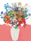 キラピタ名作アート　ルドン「花瓶と花」