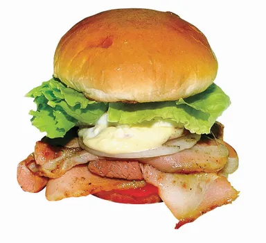＜佐世保バーガー　ビッグマン＞元祖ベーコンエッグバーガー