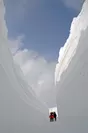 雪の回廊ウォーク