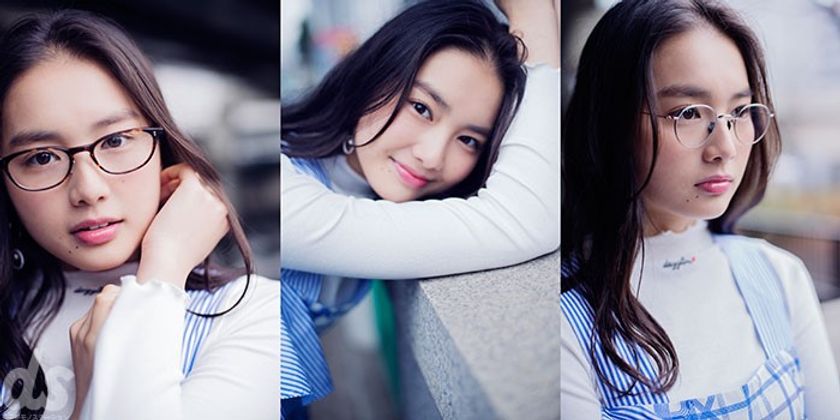 メガネグラビア連載「ビジョメガネ」に
ドラマ『3年A組 -今から皆さんは、人質です-』出演中の
18歳・箭内夢菜が登場！