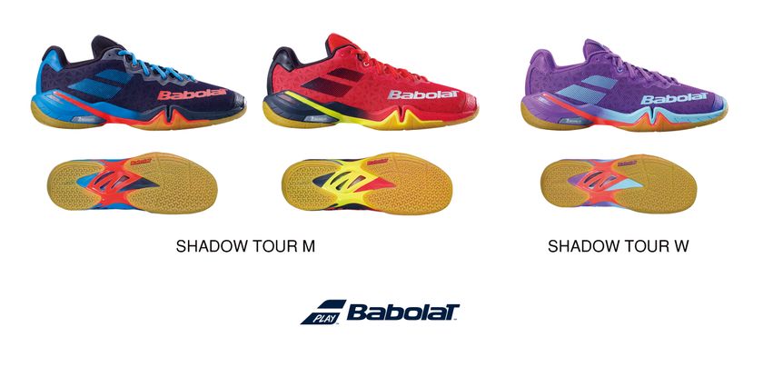 バボラバドミントンシューズ「シャドウツアー」シリーズの新色発売!