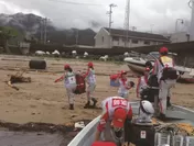 平成30年7月の西日本豪雨災害時の日赤救護班の様子