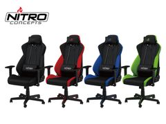 eスポーツに映える！ビビッドカラーのゲーミングチェア登場　ドイツ発Nitro Conceptsよりエントリーモデル「S300」の新カラーを2月28日(木)に発売！