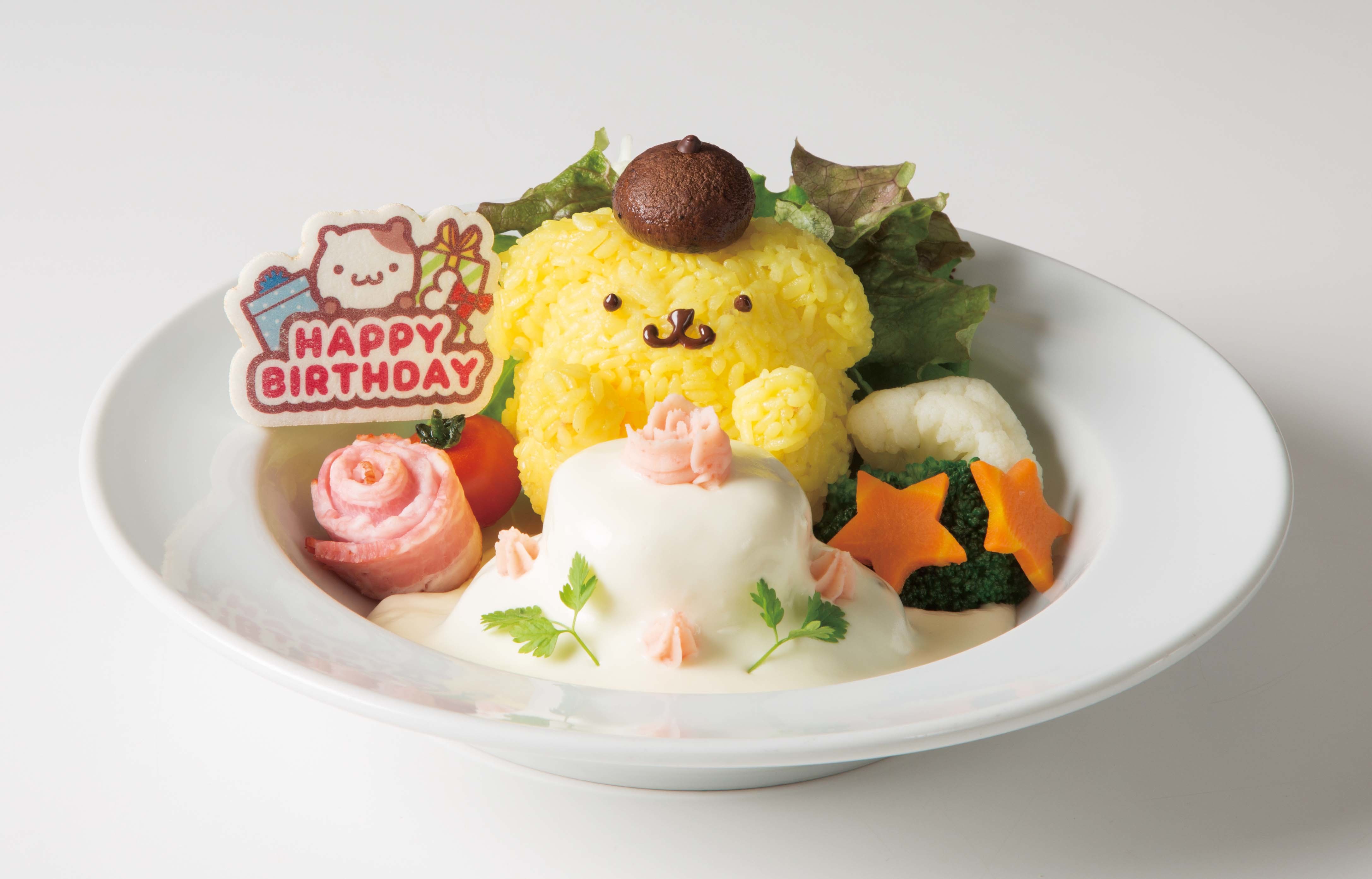 ポムポムプリン誕生23周年のお祝い 3 15 4 30限定 バースデーメニューを原宿 梅田 横浜 名古屋で提供開始 株式会社クリエイト レストランツのプレスリリース