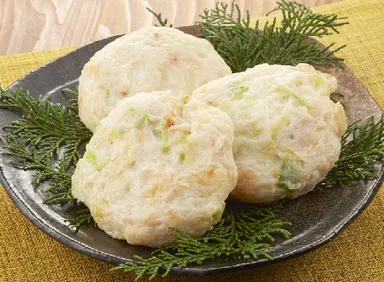 釜揚げ桜えびと春キャベツのかきあげ