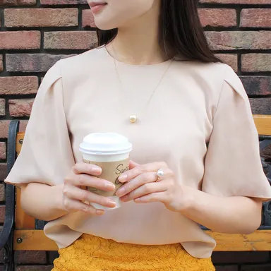 コーディネート例（指輪、ネックレス）