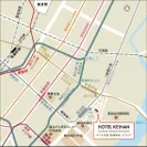 ホテル京阪 築地銀座 グランデ　MAP