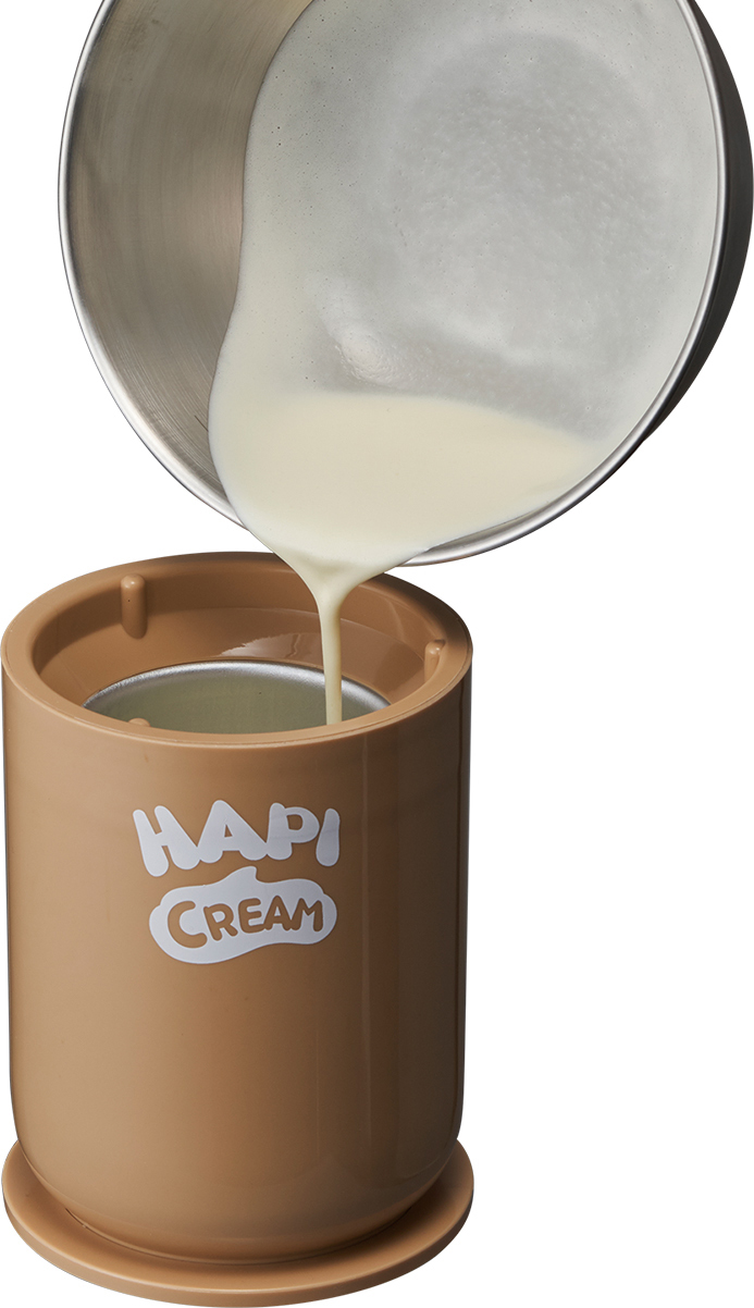 アレンジ自由自在！自宅で簡単に手作りアイスクリーム『HAPI CREAM ハピクリーム』を3月下旬より発売！｜株式会社ドウシシャのプレスリリース