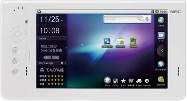 Androidを搭載したネットサービス一体型のタブレット「Smartia」