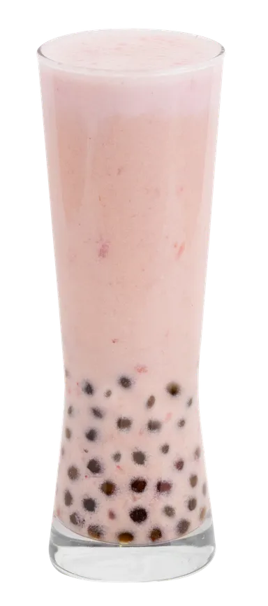 タピオカ苺ラテ