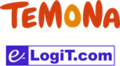 テモナ株式会社、株式会社イー・ロジットのロゴ