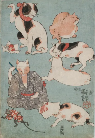 歌川国芳「たとゑ尽の内」個人蔵