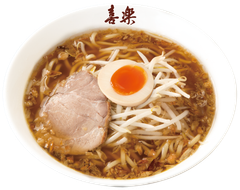 “らあめん花月嵐×中華麺店　喜楽”3月6日～7月2日発売！清湯スープに揚げネギの香味油を浮かべた懐かしい昭和の味