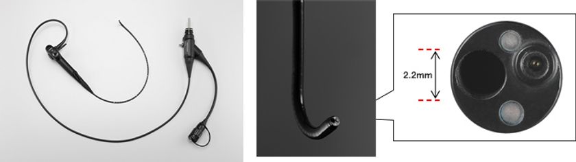 LED光源搭載の内視鏡システム用スコープの新ラインアップ　最短2mmの距離から、高精細・高画質な画像で病変などを細部まで観察可能　
気管支内視鏡「EB-580S」新発売