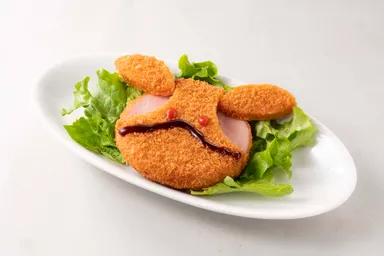 ハロカツ_厚切りハムカツ