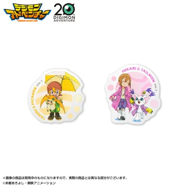 高石タケル&パタモン／八神ヒカリ&テイルモン