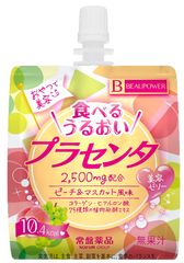 ビューパワー　プラセンタ＜パウチゼリー＞　ピーチ＆マスカット風味　