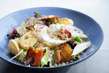 【ロテルド比叡】お酢ベジ朝食_ごちそうサラダ