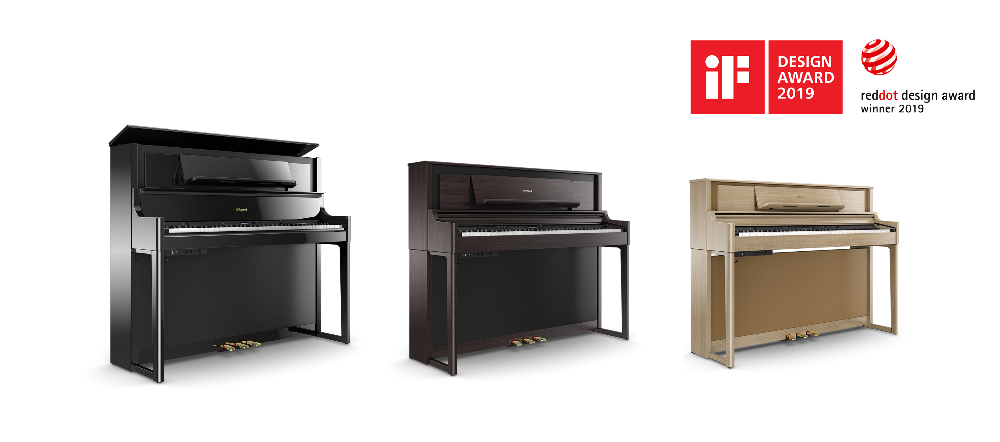 デジタルピアノ『LX700シリーズ』が「iFデザイン賞2019」と「レッド