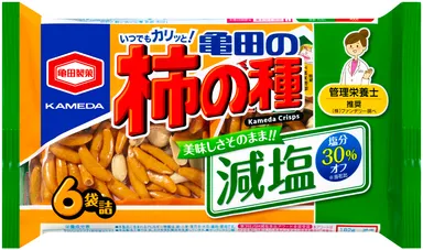 182g 減塩 亀田の柿の種 6袋詰