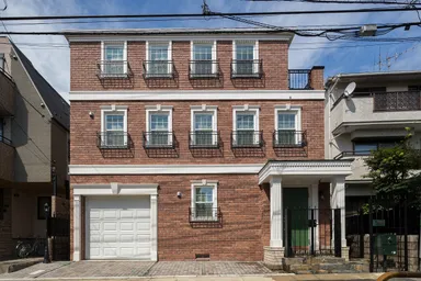 レンガ積みの家施工例