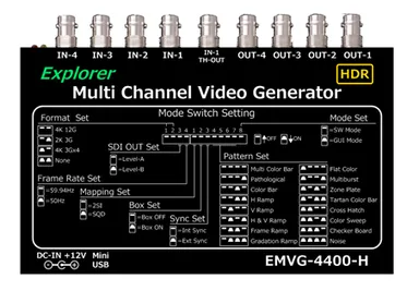 HDR対応4K/8K小型信号発生器