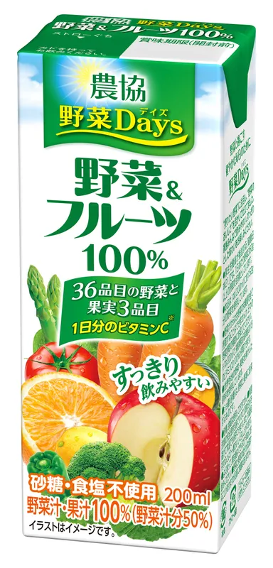 『農協 野菜Days 野菜＆フルーツ』200ml