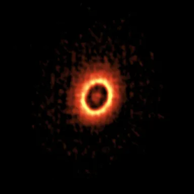 おうし座DM星周囲の原始惑星系円盤の観測画像　Credit: ALMA (ESO/NAOJ/NRAO),Kudo et al.