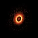 おうし座DM星周囲の原始惑星系円盤の観測画像　Credit: ALMA (ESO/NAOJ/NRAO),Kudo et al.