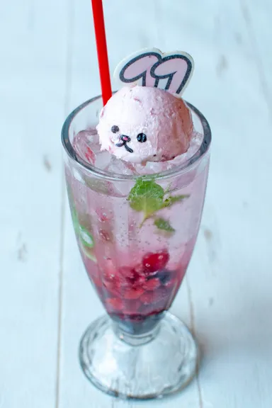 さびしがり屋うさぎのベリーモヒート(ノンアルコール)