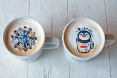 コラボ特製カフェオレ