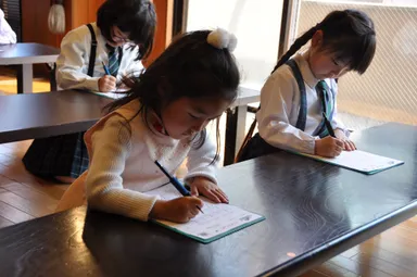 学習している様子2