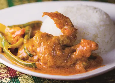 ソフトシェルカレー炒め