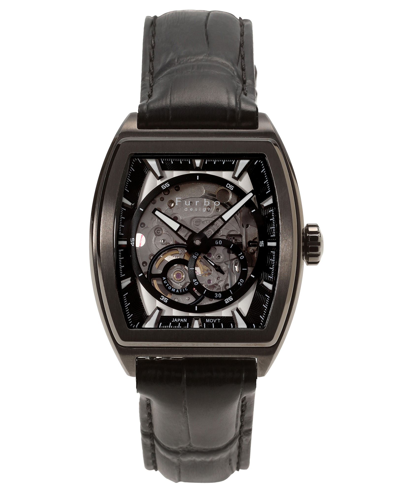 Furbo フルボ  自動巻き レザーベルト メンズ 腕時計 腕時計(アナログ) 販売特注品
