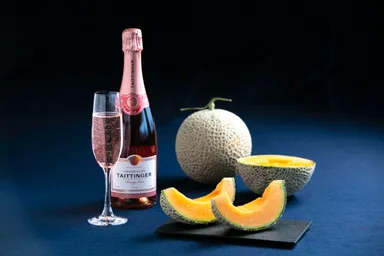 【トマム】赤肉メロン×テタンジェ・プレスティージュ・ロゼ