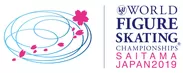 「ISU 世界フィギュアスケート選手権大会 2019」ロゴ
