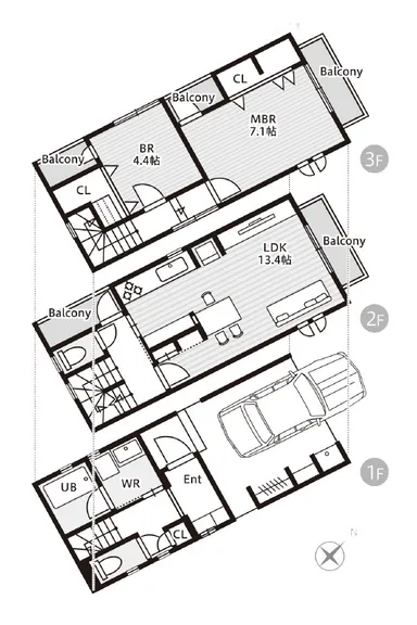 モデルハウス図面